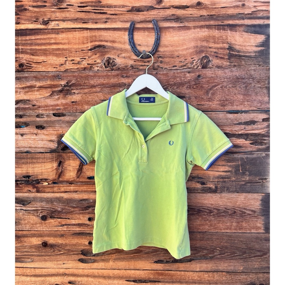 FRED PERRY | Women’s Lime Green Polo Shirt 10